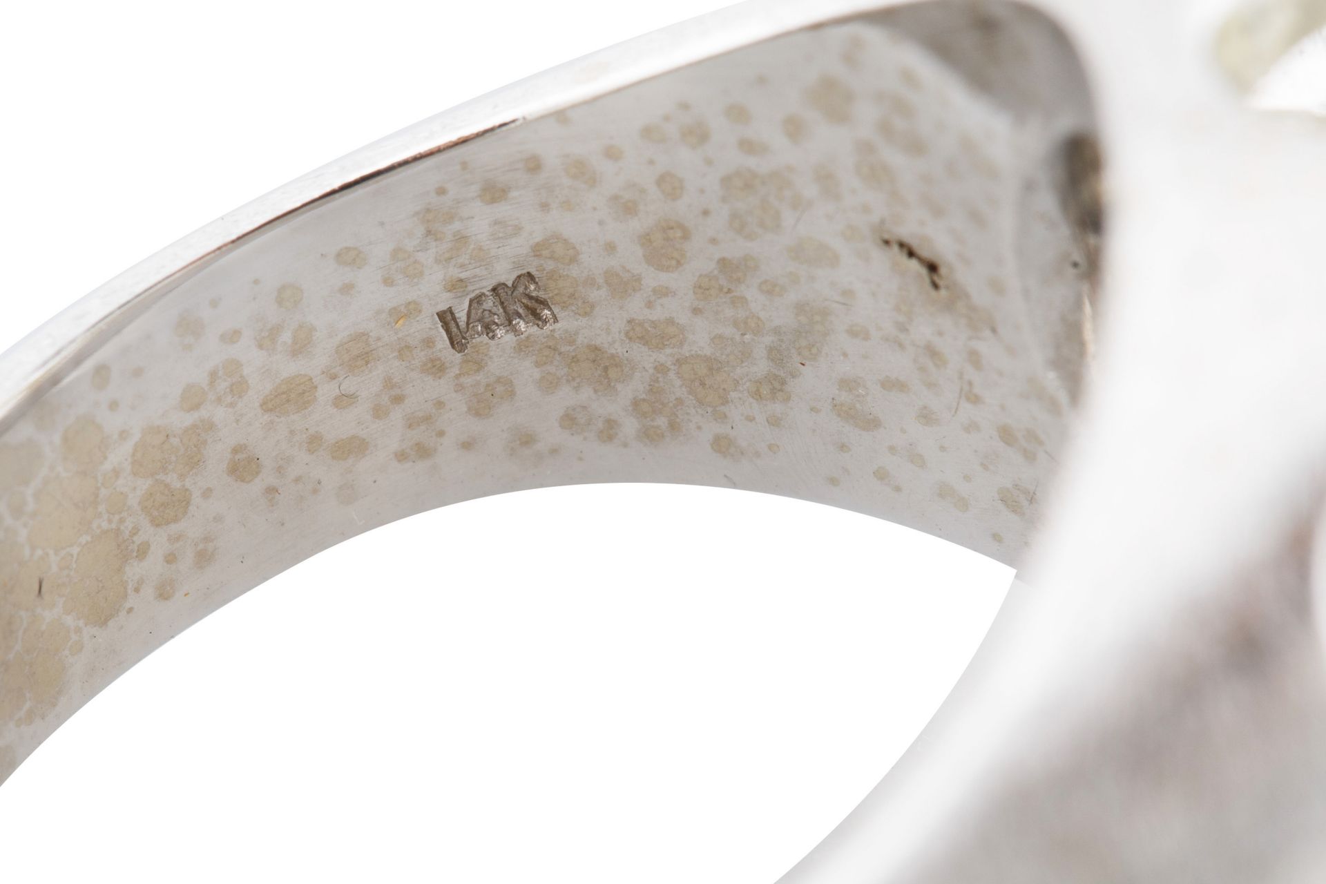 A 8.95 CT ROUND BRILLIANT CUT DIAMOND RING - Bild 4 aus 6