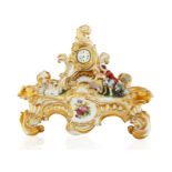 PERIOD OF NICHOLAS I (1825-1855) PORCELAIN CLOCK