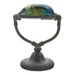 MANNER OF TIFFANY STUDIOS, “SCARAB” TABLE LAMP