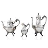 THREE-PIECE [MOST LIKELY] SILVER-PLATED SERVICE