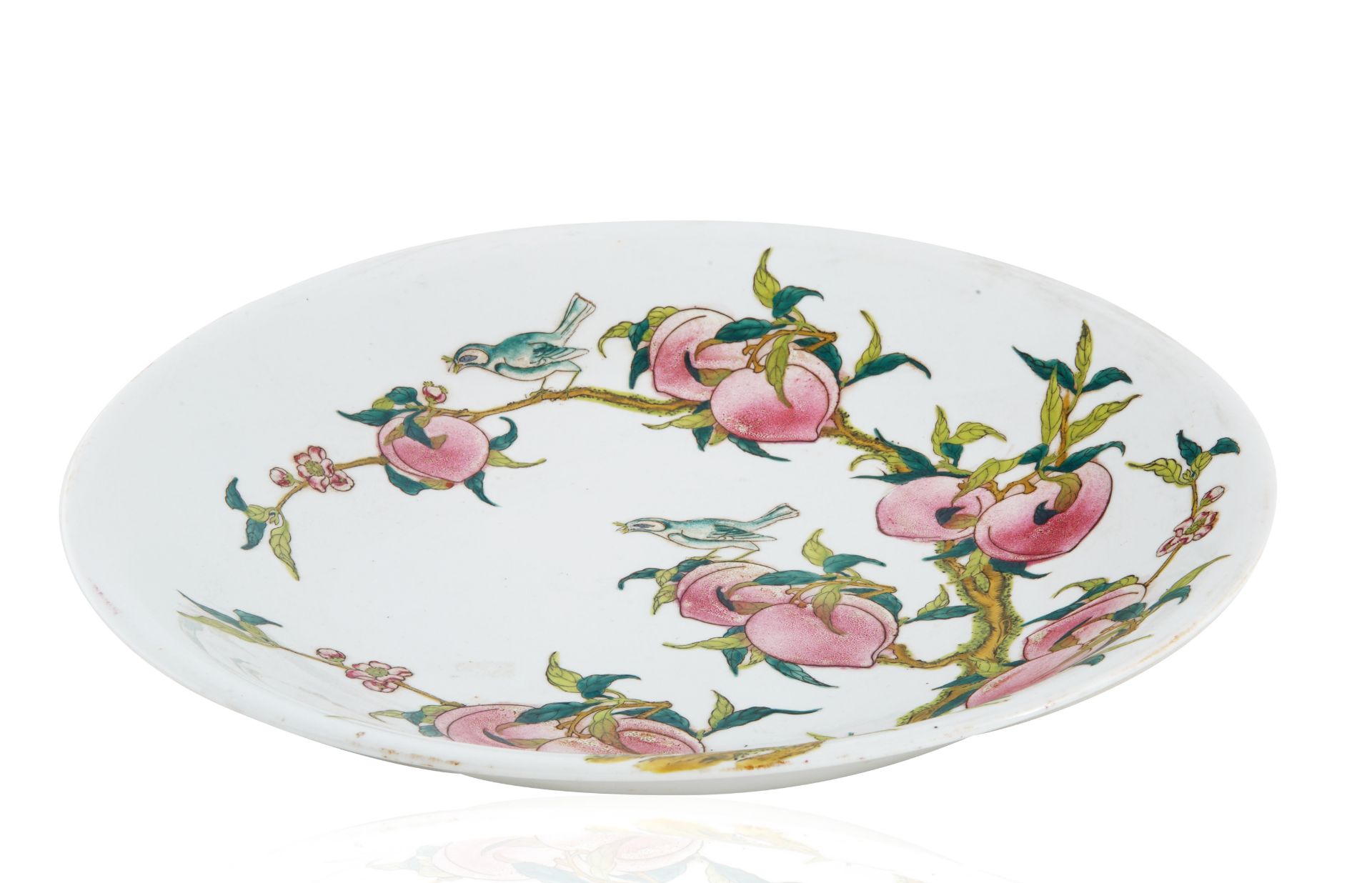 MODERN DAOGUANG PORCELAIN FAMILLE ROSE CHARGER - Image 3 of 6