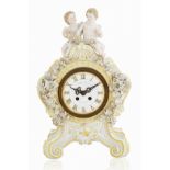 MEISSEN PORCELAIN CLOCK, RETAILED BY TIFFANY & CO