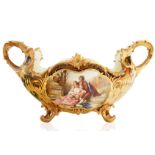 ACKERMANN & FRITZE PAINTED JARDINIERE