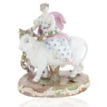 19TH CENTURY MEISSEN EUROPA PORCELAIN GROUP