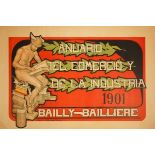 A BAILLY-BAILLIERE ANNUAL CONGRESS OF COMMERCE AND INDUSTRY POSTER, 1901