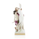 MEISSEN PORCELAIN FIGURINE OF DAPHNE AND APOLLO