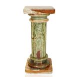 GREEN ONYX CLASSICAL COLUMN PEDESTAL