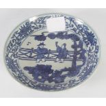 CHINESE QING BLUE AND WHITE DEEP BOWL