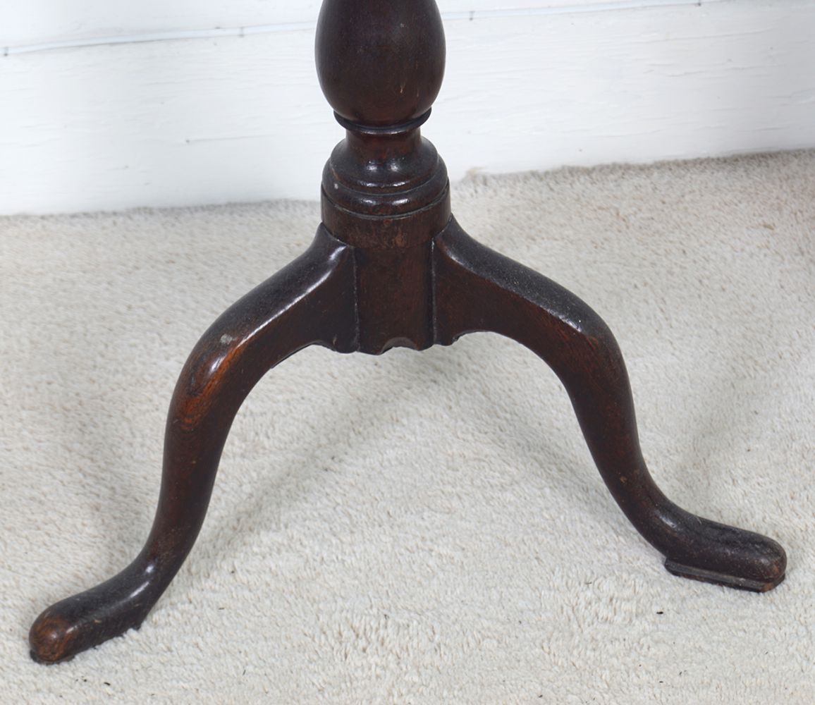 18TH-CENTURY OAK SNAP TOP TABLE - Image 3 of 3