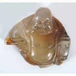 CHINESE QING AGATE BUDDHA