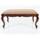 19TH-CENTURY ROSEWOOD STOOL