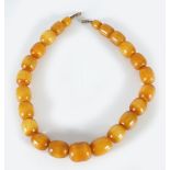 AFRICAN AMBER NECKLACE
