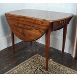 GEORGE III MAHOGANY PEMBROKE TABLE