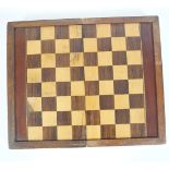 19TH-CENTURY FOLDING GAMES BOARD