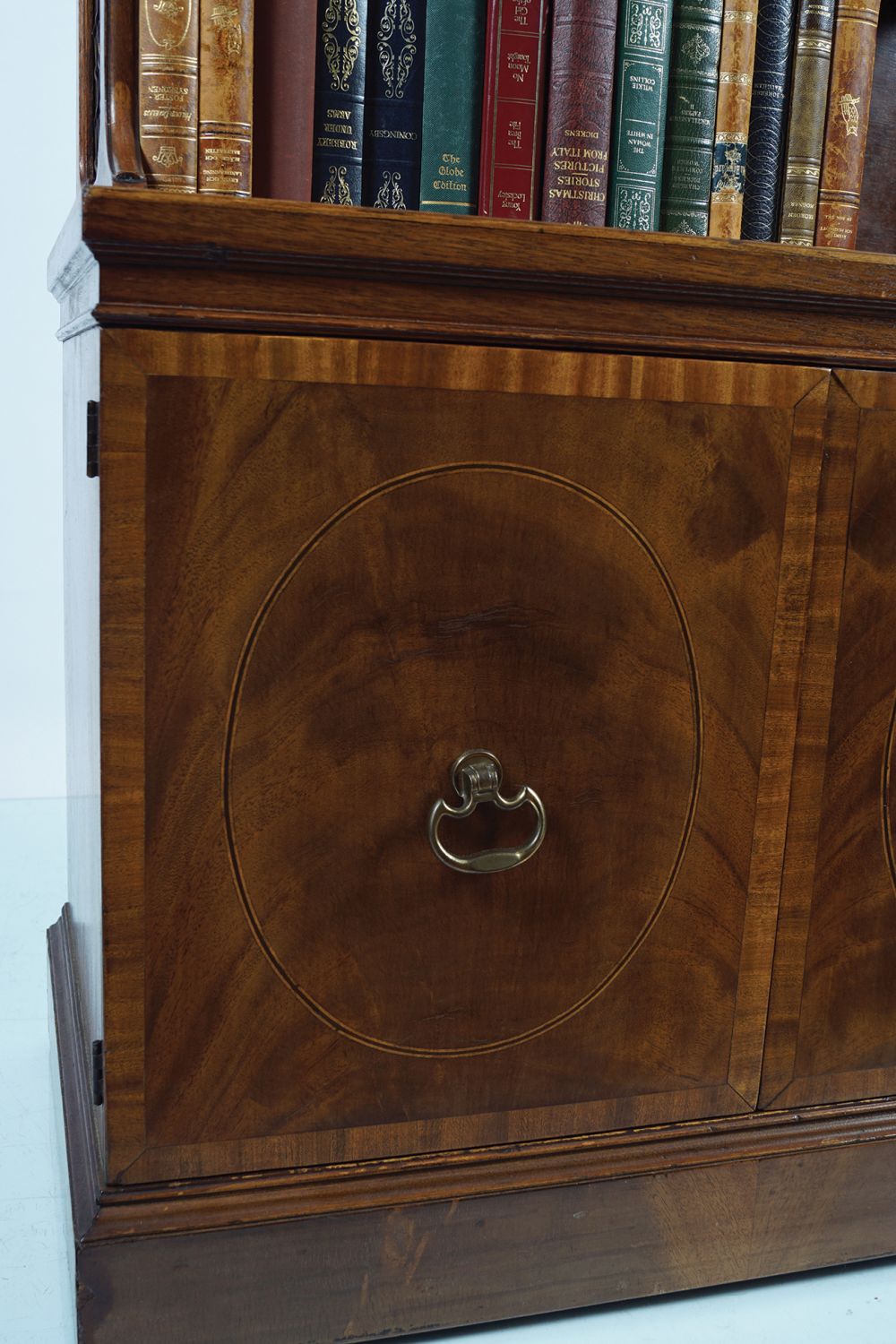 GEORGE III STYLE MAHOGANY WATERFALL BOOKCASE - Image 2 of 2