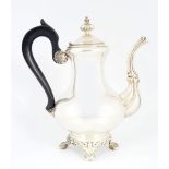 EARLY VICTORIAN SILVER TEAPOT