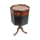 REGENCY PERIOD MAHOGANY WINE CELLARET, circa 1810