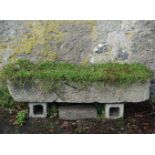 LARGE EIGHTEENTH-CENTURY STONE TROUGH