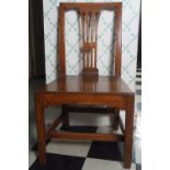 18TH-CENTURY FRUITWOOD HALL CHAIR