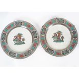 PAIR OF 18TH-CENTURY NEO-CLASSICAL PLATES