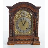 19TH-CENTURY BURR WALNUT CASED BRACKET CLOCK