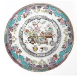 GROUP OF SIX 19TH-CENTURY IRONSTONE PLATES