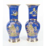 PAIR OF CARLTONWARE VASES