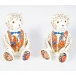 PAIR OF ROYAL CROWN DERBY BEARS