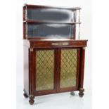 REGENCY PERIOD MAHOGANY BOOKCASE