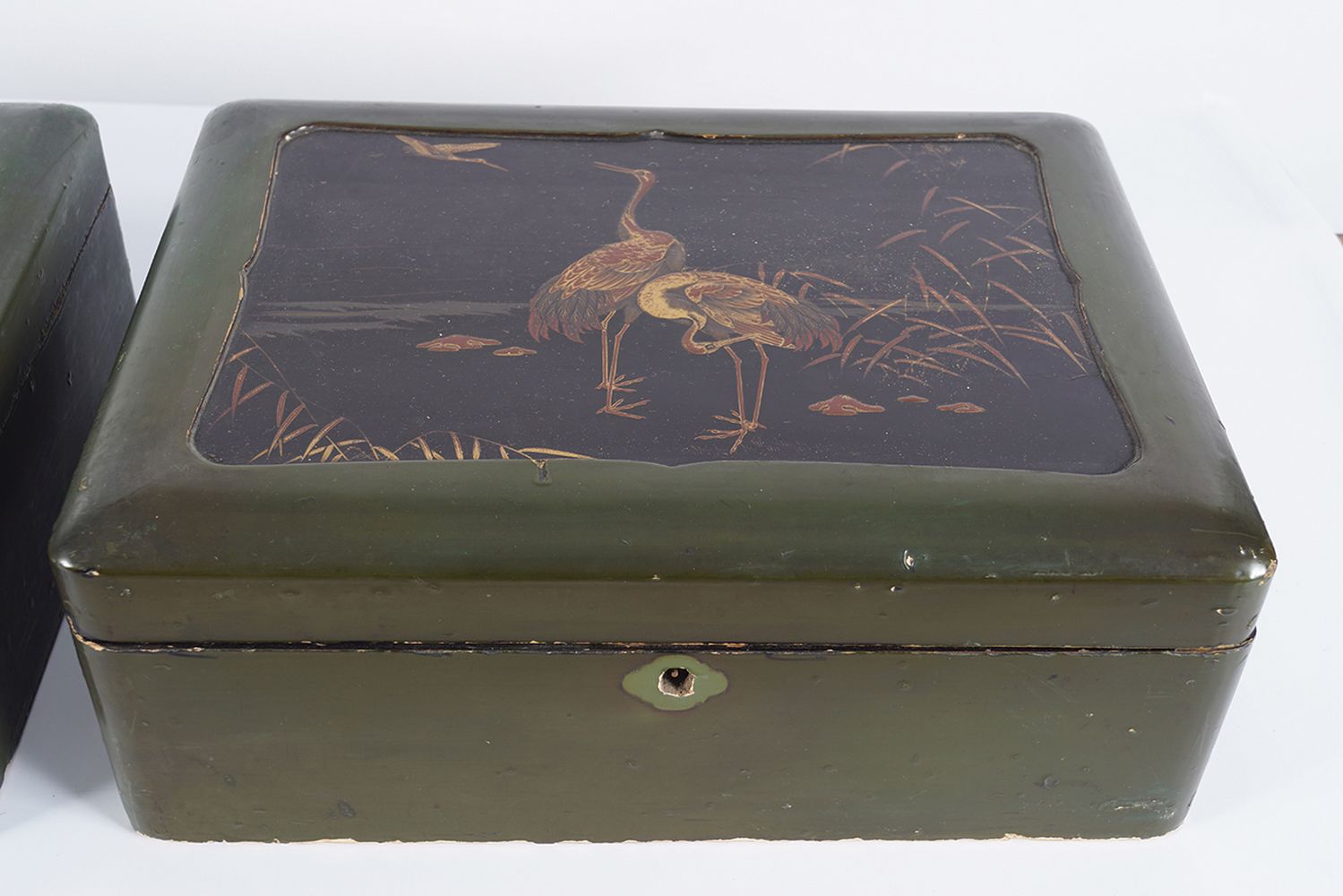 PAIR OF 19TH-CENTURY JAPANESE LACQUERED BOXES - Image 2 of 4