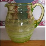 VASELINE GLASS WATER JUG