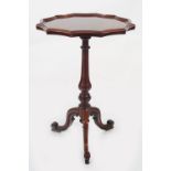 19TH-CENTURY MAHOGANY WINE TABLE