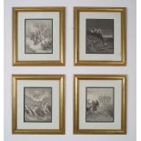 SET OF FOUR DORE ENGRAVINGS