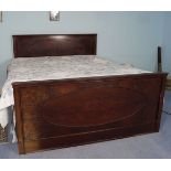 EDWARDIAN MAHOGANY BED