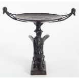 BRONZE NEO-CLASSICAL TAZZA