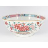 CHINESE 18TH-CENTURY FAMILLE ROSE BOWL