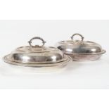 PAIR OF SHEFFIELD SILVER PLATED ENTRÉE DISHES