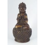 CHINESE 17TH/18TH CENTURY BRONZE BUDDHA