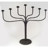 DESIGNER WROUGHT IRON CANDELABRA