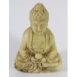 CHINESE QING JADE BUDDHA