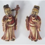 TWO NINETEENTH-CENTURY CHINESE IVORY FIGURES