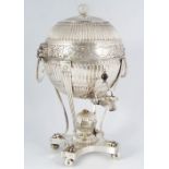 LATE EIGHTEENTH-CENTURY DANISH SILVER TEA URN