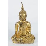 SINO-TIBETAN QING GILT BRONZE BUDDHA