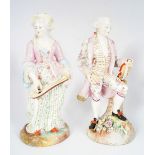 PAIR OF MEISSEN FIGURES