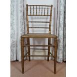 SET OF 3 19TH-CENTURY FRENCH GILT CHAIRS
