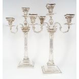 PAIR OF 19TH-CENTURY SHEFFIELD CANDELABRAS