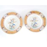 PAIR OF SPODE PLATES