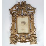 VICTORIAN GILT METAL PHOTO FRAME