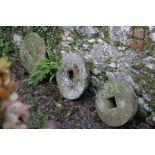 LOT OF 3 19TH-CENTURY MILLSTONES