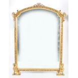 PAIR OF LARGE 19TH-CENTURY GILT FRAMED MIRRORS